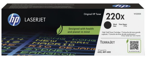 Cartus toner HP 220X Original - Black - W2200X, pt CLJ 4202/4302, 7500 pagini