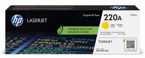 Cartus toner HP 220A Original - Yellow - W2202A, pt 4202/4302, 1800 pagini