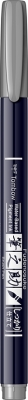 Marker caligrafic Fudenosuke Hard, Vivid 49 Grey, Tombow
