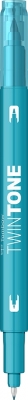 Dual Marker TwinTone 84 Turquoise Blue Tombow