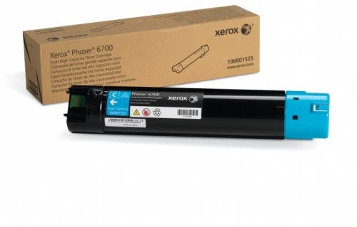 Cartus Toner Cyan 106R01523 12K Original Xerox Phaser 6700N