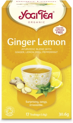 Ceai bio Ghimbir si Lamaie, 17 pliculete 30.6g, Yogi Tea