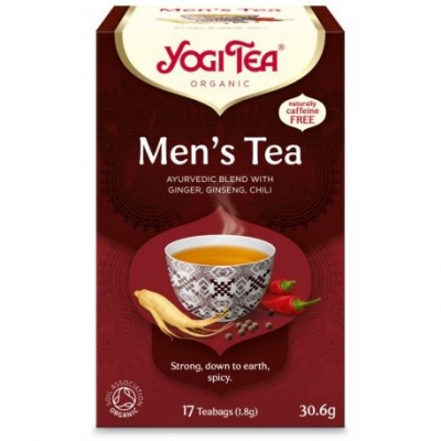 Ceai bio pentru Barbati, 17 pliculete 30.6g, Yogi Tea