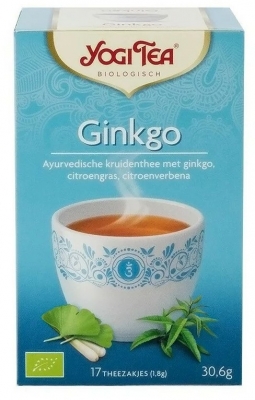 Ceai bio Ginkgo, 17 pliculete 30.6g, Yogi Tea