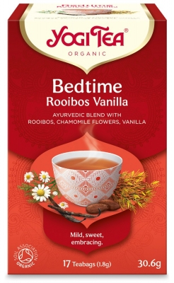 Ceai bio de Seara cu rooibos si vanilie, 17 pliculete 30.6g, Yogi Tea