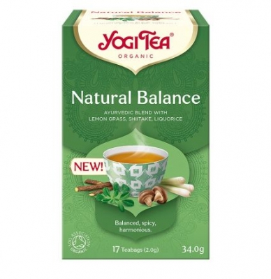 Ceai bio Natural Balance, 17 pliculete 34.0g, Yogi Tea