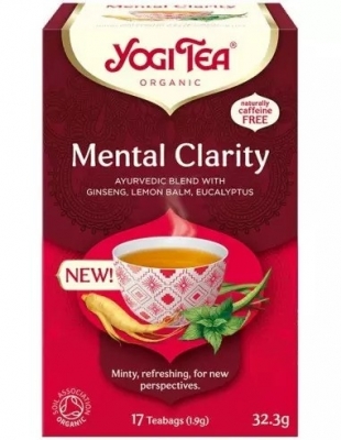 Ceai bio Mental Clarity, 17 pliculete 32,3g, Yogi Tea