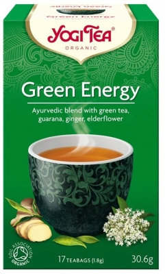 Ceai bio Energie Verde, 17 pliculete 30.6g, Yogi Tea