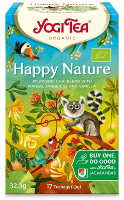 Ceai bio Happy Nature, 17 pliculete 32.3g, Yogi Tea