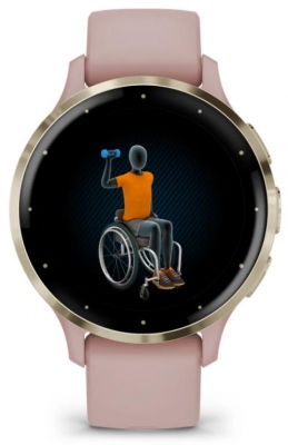 Ceas Garmin Venu 3S Pink Dawn/Soft Gold