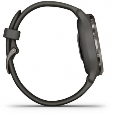Ceas Smartwatch Garmin Venu 2S, GPS Wi-Fi, Grey + Slate
