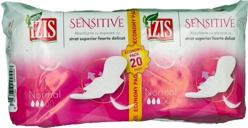 Absorbante aripi zi, nomale, 20 buc/punga, IZIS