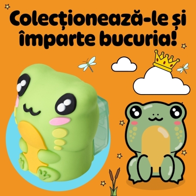 Ascutitoare BIC Vibbies, cu figurina animalut si rezervor, 1 orificiu, diverse culori