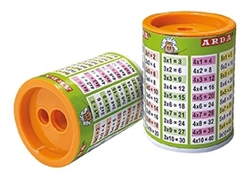 Ascutitoare model Lattina, Mathematics, 2 orificii, plastic, Arda