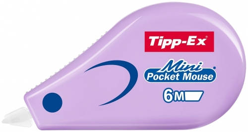 Banda corectoare Tipp-Ex Mini Pocket Mouse Pastel, diverse culori