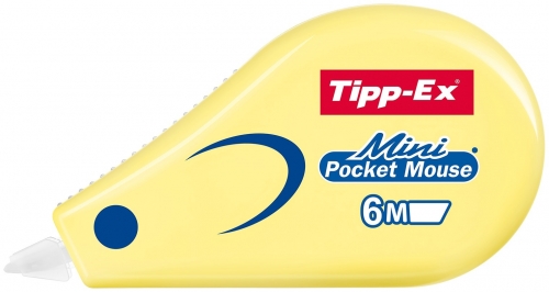 Banda corectoare Tipp-Ex Mini Pocket Mouse Pastel, diverse culori