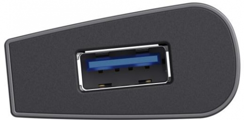 Hub Trust Halyx , 7 porturi USB 3.2 Gen 1, material aluminiu, input USB- C, output USB-A 7, gri