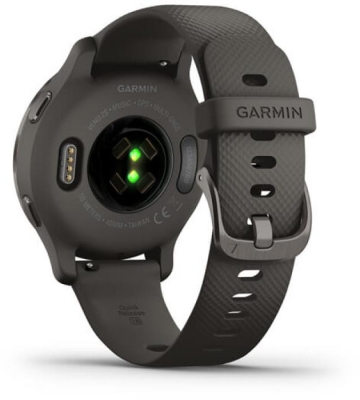 Ceas Smartwatch Garmin Venu 2S, GPS Wi-Fi, Grey + Slate
