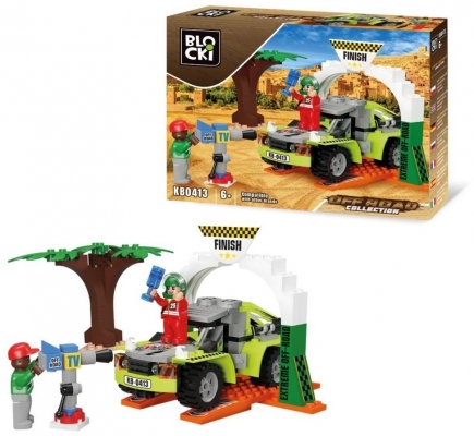 Podiumul de premiere raliu, 126 piese, Blocki Off-Road Collection