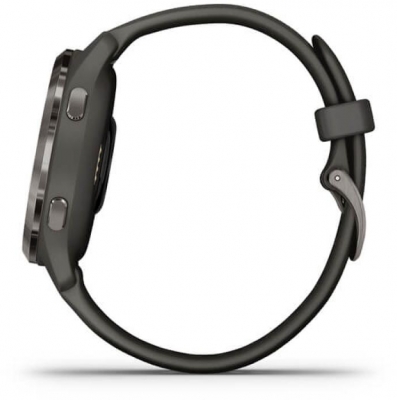 Ceas Smartwatch Garmin Venu 2S, GPS Wi-Fi, Grey + Slate