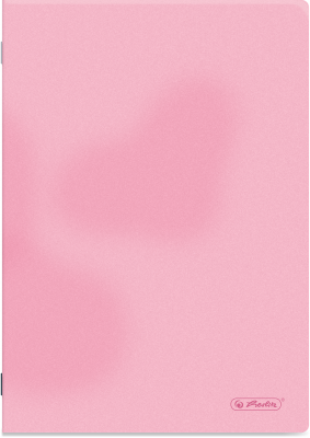 Caiet A4 80 file, hartie 70g/mp FSC, coperta PP, patratele, diverse culori, Herlitz