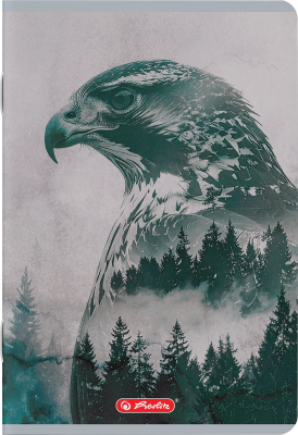 Caiet A5 48 file, hartie 70g/mp FSC mix, velin, Into the Wild, diverse modele, Herlitz