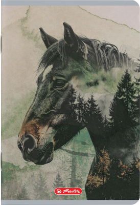 Caiet A5 48 file, hartie 70g/mp FSC mix, velin, Into the Wild, diverse modele, Herlitz