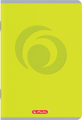Caiet A5 80 file, hartie 70g/mp FSC mix, patratele, Rainbow, diverse culori, Herlitz