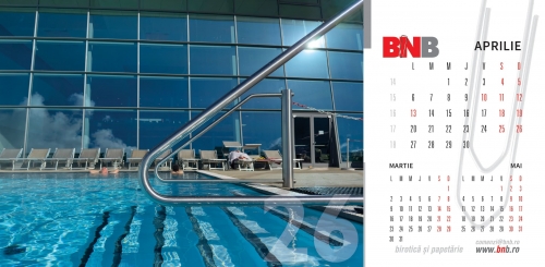 Calendar de birou, peisaje 2026