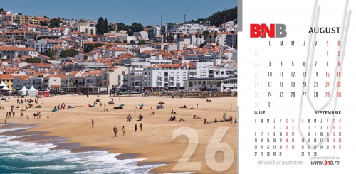 Calendar de birou, peisaje 2026