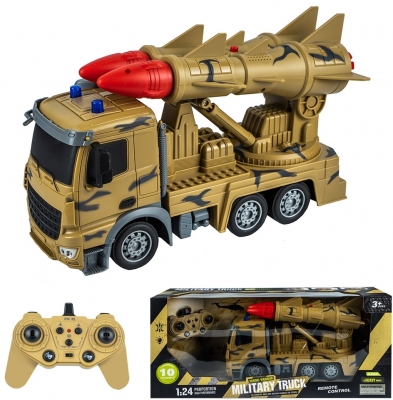 Camion jucarie armata RC, cu rachete