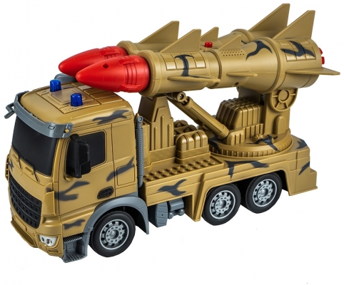 Camion jucarie armata RC, cu rachete