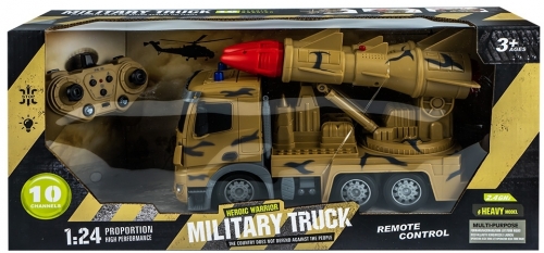 Camion jucarie armata RC, cu rachete