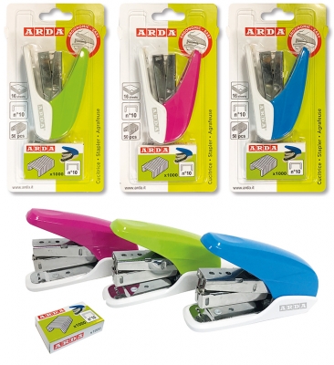 Capsator mini + 1000 capse, diverse culori, Arda
