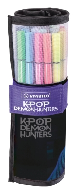 Carioci Stabilo Pen 68 K-Pop Demon Hunters, 1 mm, 25 culori/set