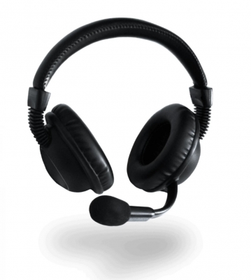 Casti Audio Sanako SC2500-HS45, Over-Ear, cu Microfon, Conector Jack 3.5mm, Cu Fir, Negru