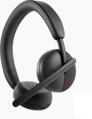 Casti wireless Dell WL3024, Bluetooth 5.3, microfon AI, autonomie 41 ore, negru