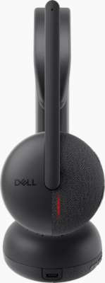 Casti wireless Dell WL3024, Bluetooth 5.3, microfon AI, autonomie 41 ore, negru