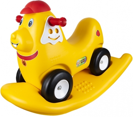 Catel balansoar 2 in 1, galben