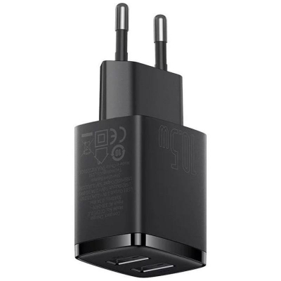 Incarcator retea Baseus Compact, negru