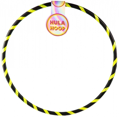 Cerc Hula Hoop, glitter, 60-72-78 cm, 36 buc/set