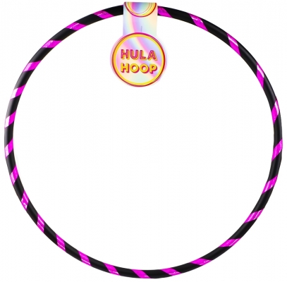 Cerc Hula Hoop, glitter, 60-72-78 cm, 36 buc/set