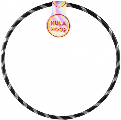 Cerc Hula Hoop, glitter, 60-72-78 cm, 36 buc/set