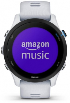 Ceas Garmin Forerunner 255, display 33mm, rezolutie displat 260x260 conectivitate Bluetooth™, ANT+, NFC, USB, functii accelerometru, giroscop, barometru, busola, termometru pentru temperatura exterioară, durata de viata baterie mod ceas inteligent: până la 14 zile, modul GNSS numai cu GPS: până la
