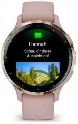 Ceas Garmin Venu 3S Pink Dawn/Soft Gold
