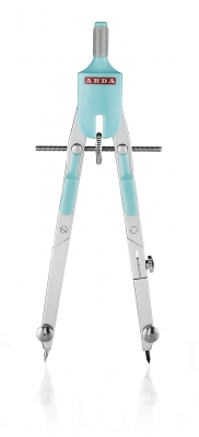 Compas cu deschidere rapida, micrometrica, butoane, pastel, cutie compacta, 5 buc, Arda