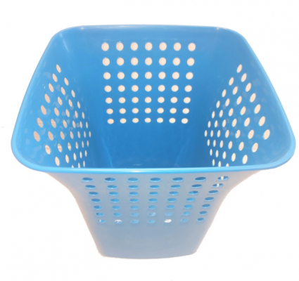 Cos de gunoi, pentru birou, plastic, forma patrata, diverse culori, 15 L, Perind