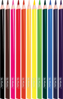 Creioane colorate, mina 3mm, set 18 culori, in tavita plastic, Herlitz