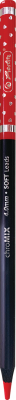 Creioane colorate corp negru, mina 4mm, set 12 culori, cutie metalica, Herlitz