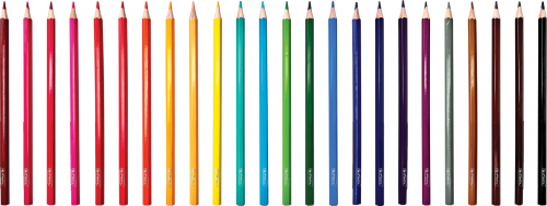 Creioane colorate, mina 3mm, set 24 culori, Herlitz
